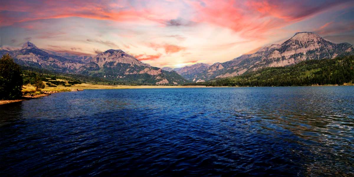 pagosa-mountains-sky picture of sunset