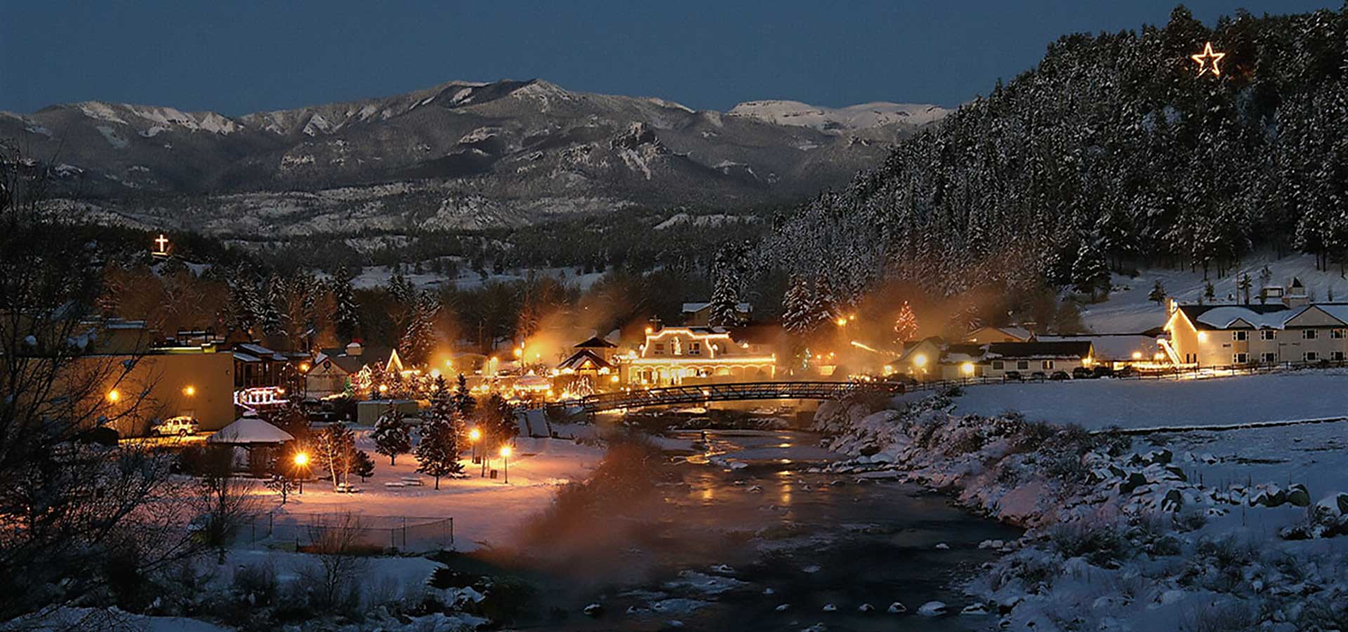 Pagosa Springs in the winter time