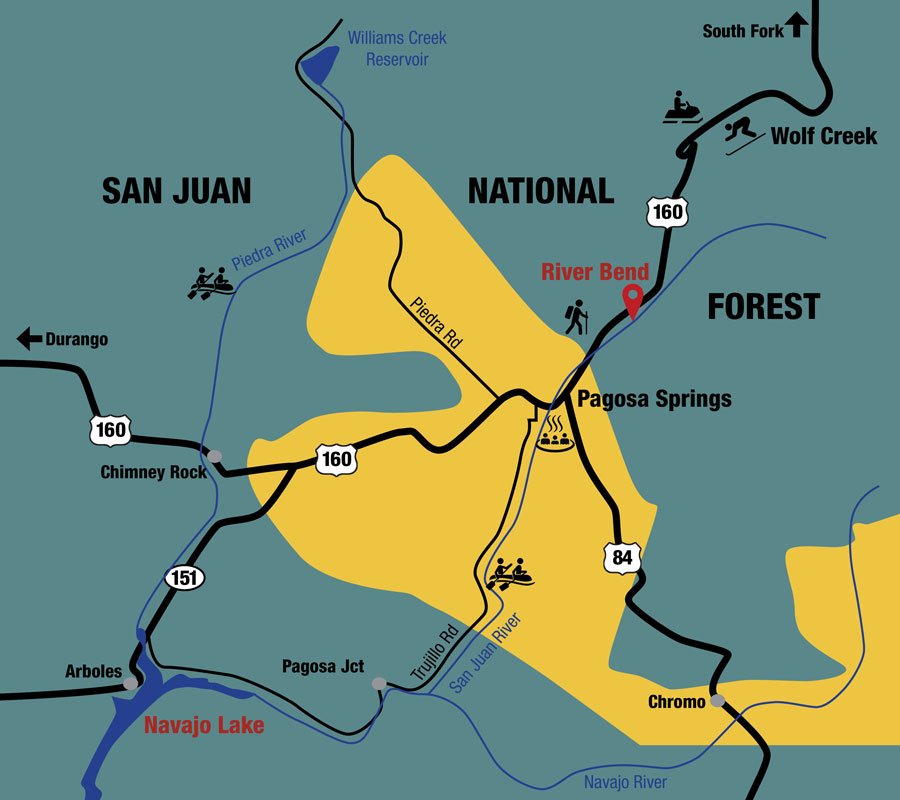 The River Bend Location Map