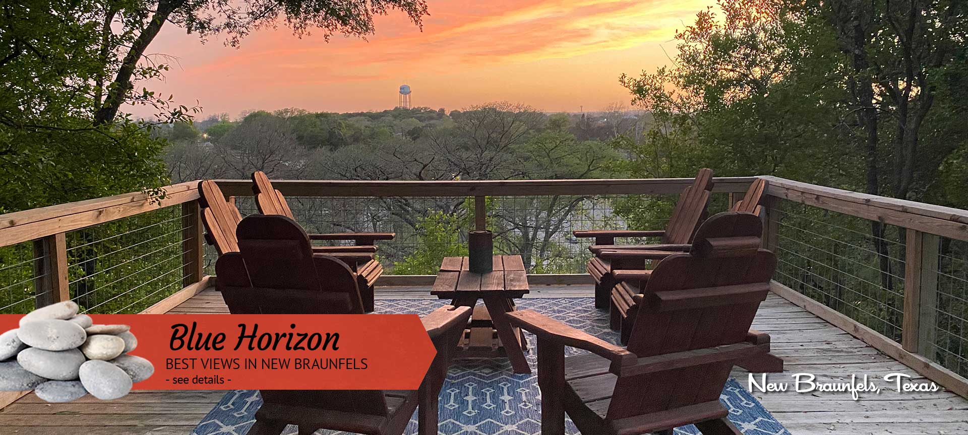 Blue Horizon | Vacation Rental | New Braunfels, TX