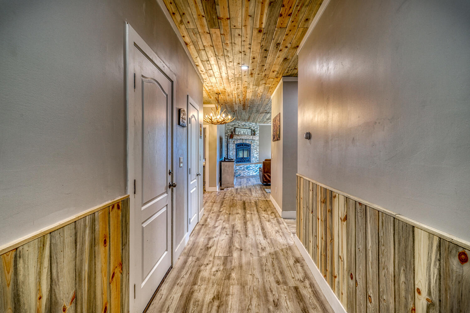 Entry hall of vacation rental with great mountain views by A River Runs Thru It