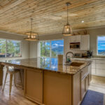 Kitchen in vacation rental with great mountain views by A River Runs Thru It