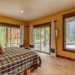 Third bedroom with king bed at Eagle's View vacation home in Pagosa Springs